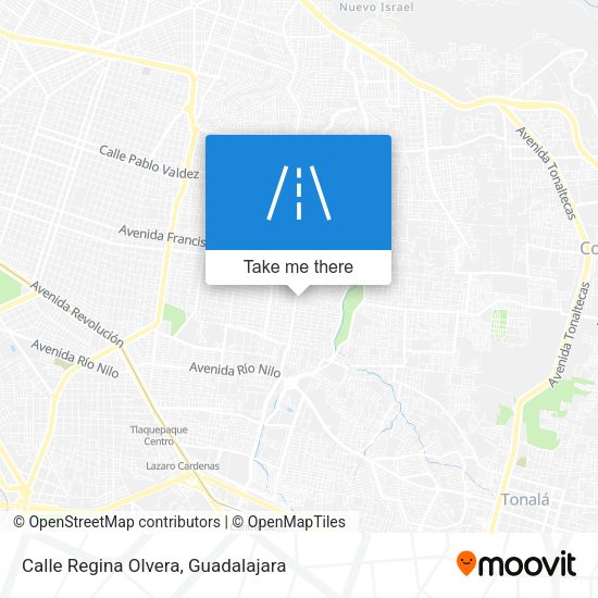 Calle Regina Olvera map