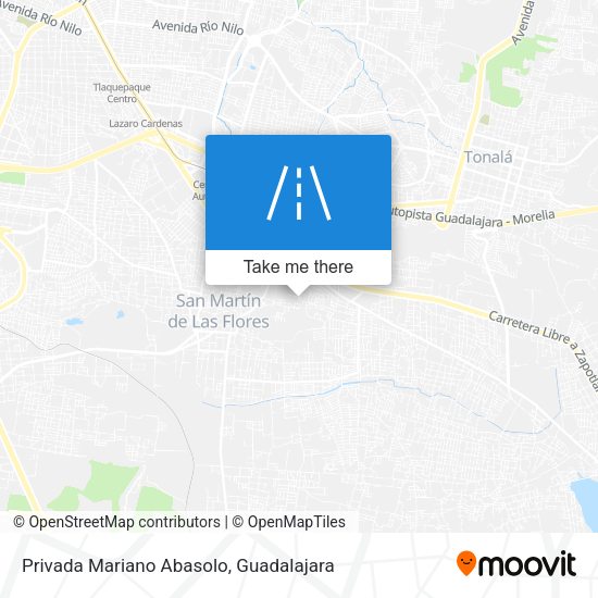 Mapa de Privada Mariano Abasolo