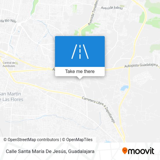 Calle Santa María De Jesús map