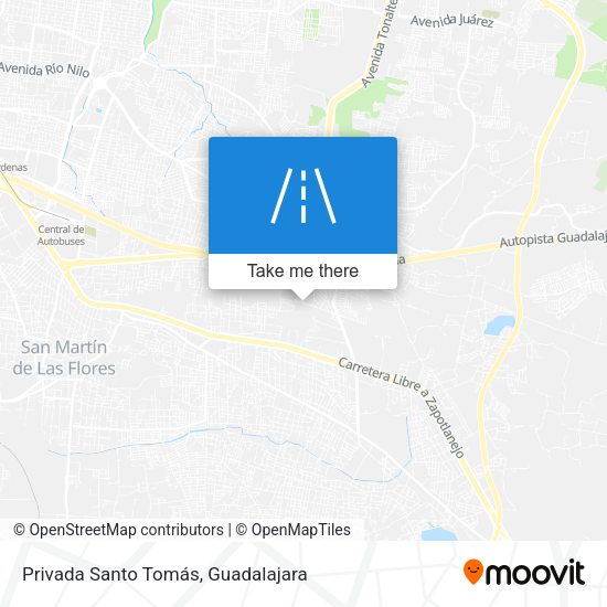 Privada Santo Tomás map