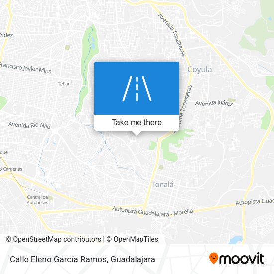 Mapa de Calle Eleno García Ramos