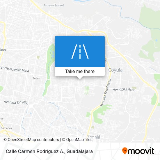 Calle Carmen Rodríguez A. map