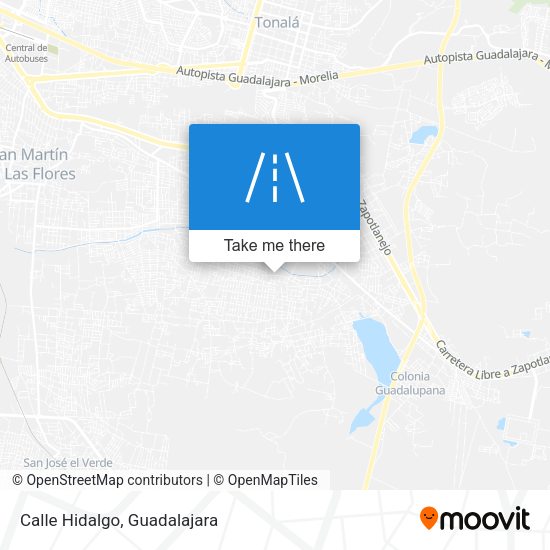 Mapa de Calle Hidalgo