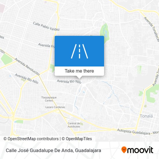 Calle José Guadalupe De Anda map