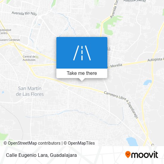 Calle Eugenio Lara map