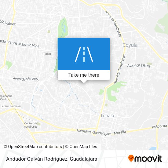 Andador Galván Rodríguez map