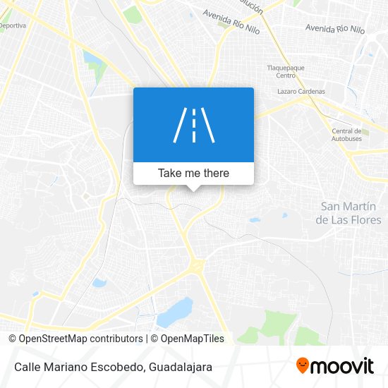 Calle Mariano Escobedo map