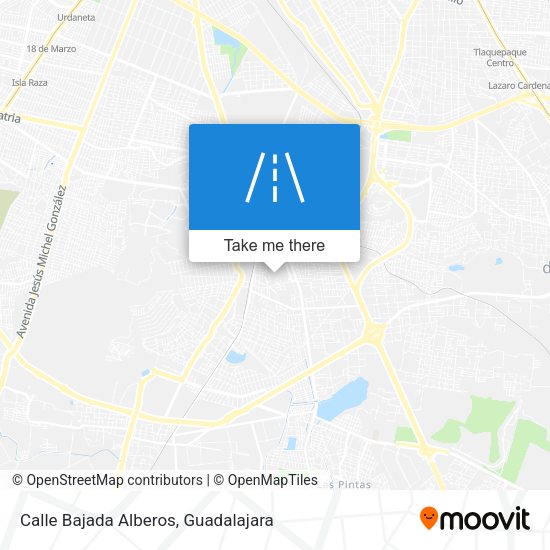 Calle Bajada Alberos map