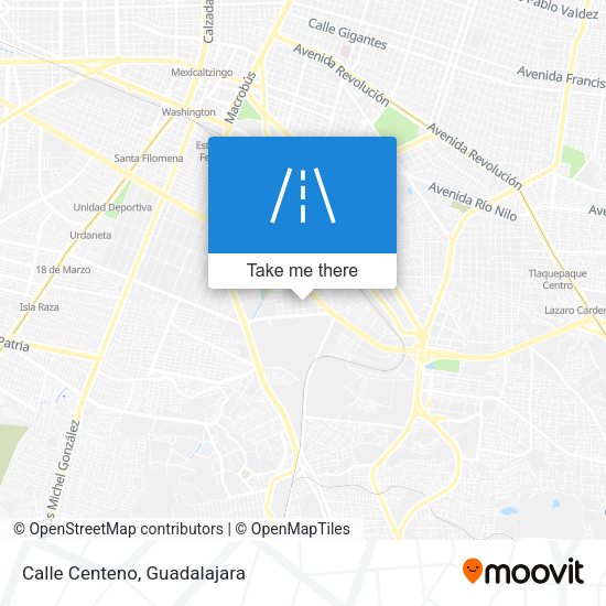 Mapa de Calle Centeno