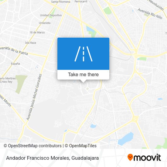Mapa de Andador Francisco Morales