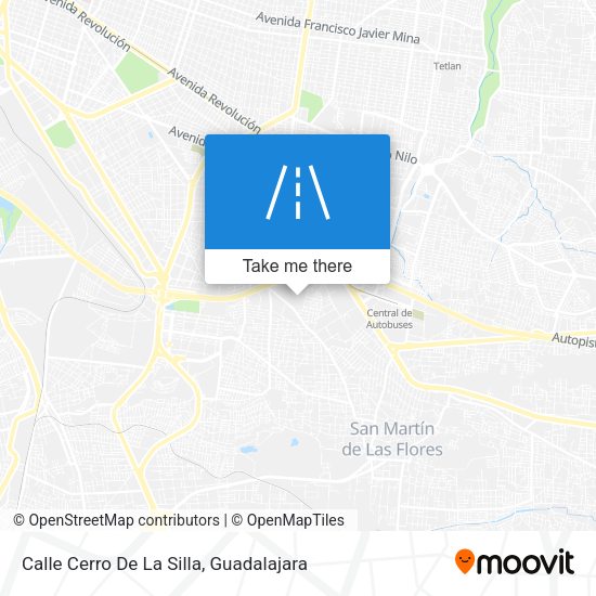 Calle Cerro De La Silla map