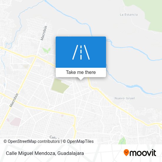 Mapa de Calle Miguel Mendoza