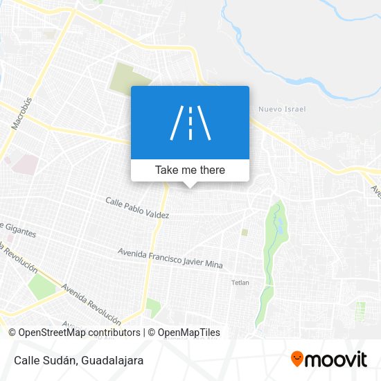 Mapa de Calle Sudán