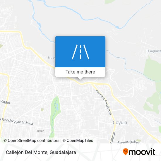 Callejón Del Monte map