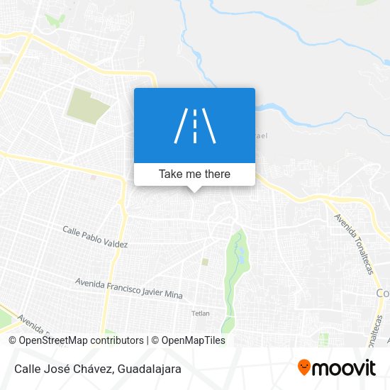 Calle José Chávez map