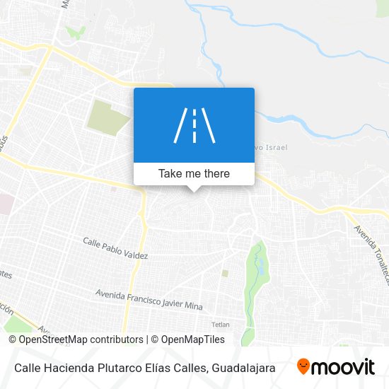 Mapa de Calle Hacienda Plutarco Elías Calles