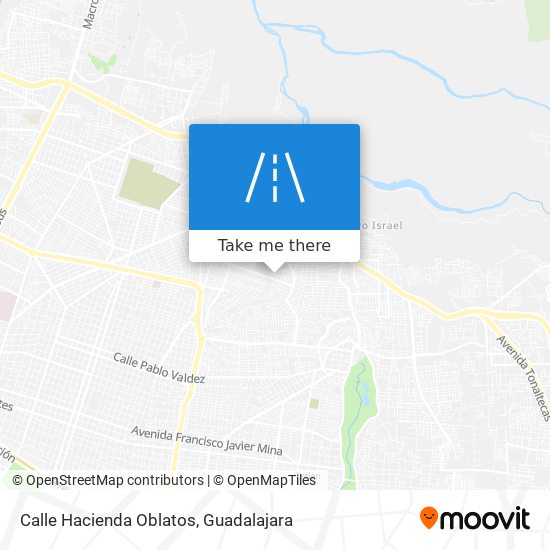 Calle Hacienda Oblatos map