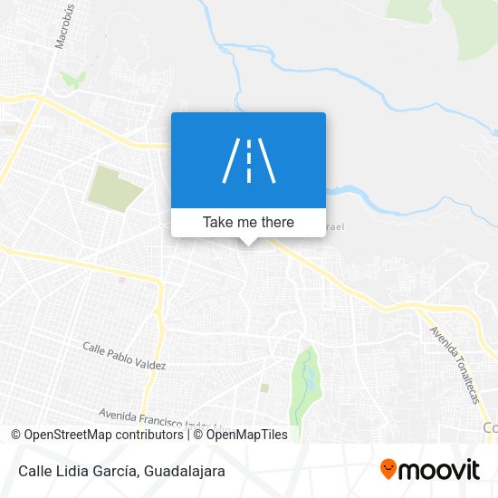 Mapa de Calle Lidia García
