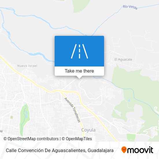 Calle Convención De Aguascalientes map