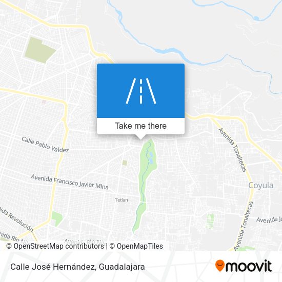 Mapa de Calle José Hernández