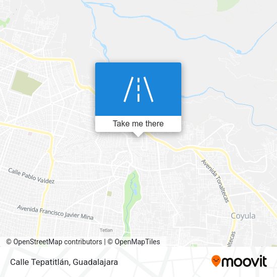 Mapa de Calle Tepatitlán