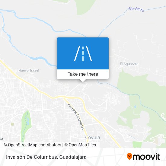 Invaisón De Columbus map