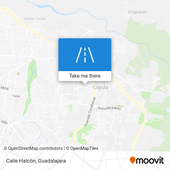 Calle Halcón map