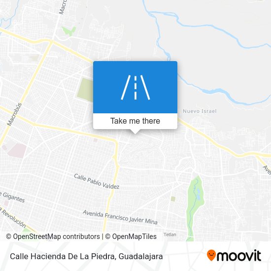 Calle Hacienda De La Piedra map