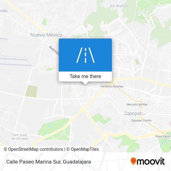 Calle Paseo Marina Sur map