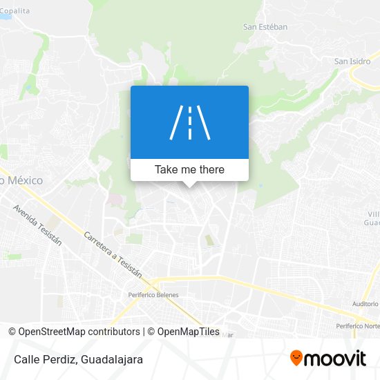 Mapa de Calle Perdiz