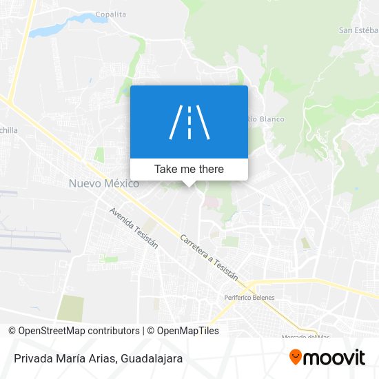 Mapa de Privada María Arias