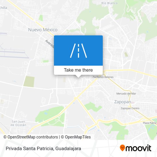 Mapa de Privada Santa Patricia