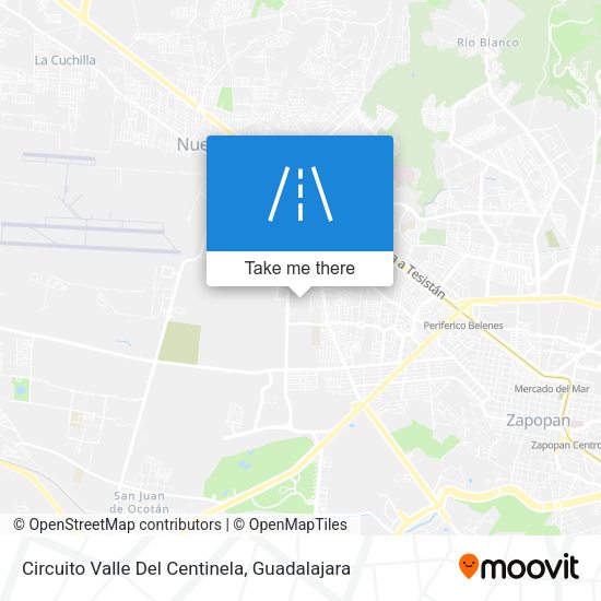 Mapa de Circuito Valle Del Centinela