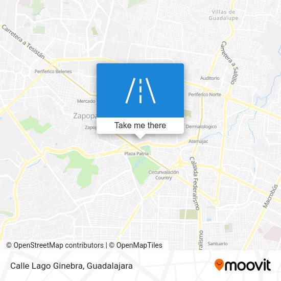 Calle Lago Ginebra map
