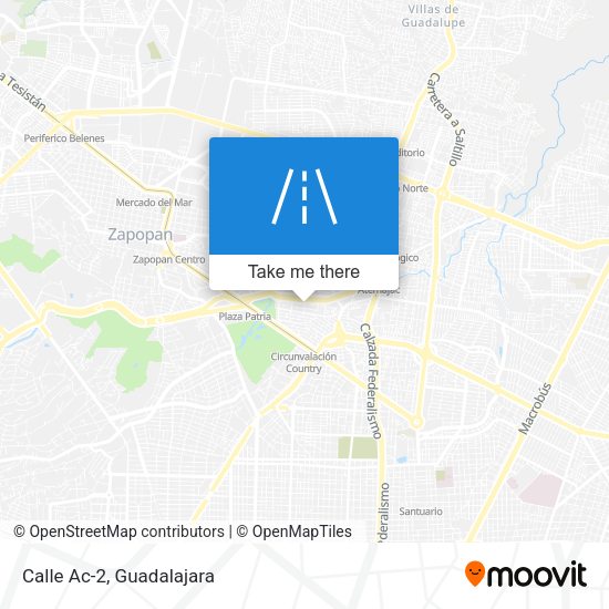 Mapa de Calle Ac-2