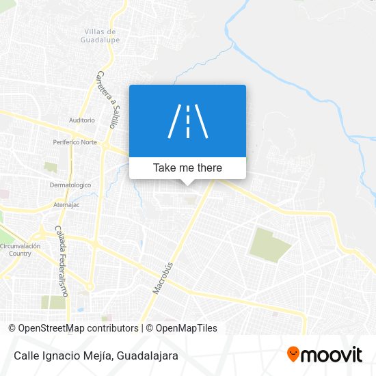 Mapa de Calle Ignacio Mejía