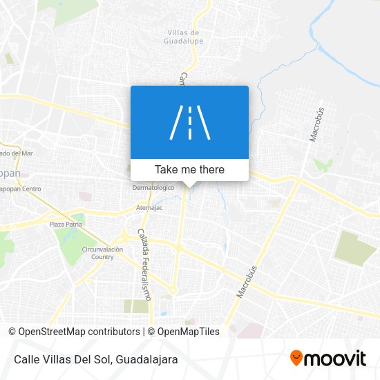 Mapa de Calle Villas Del Sol