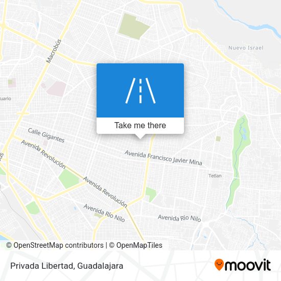 Mapa de Privada Libertad
