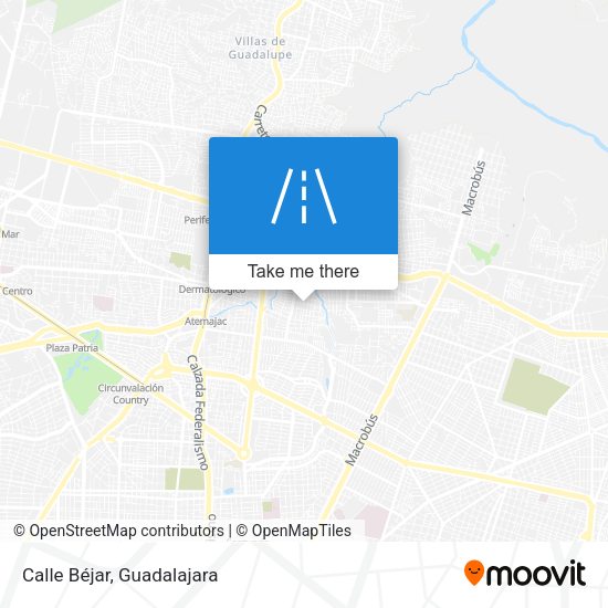 Mapa de Calle Béjar