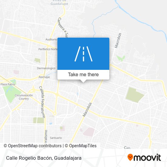 Calle Rogelio Bacón map