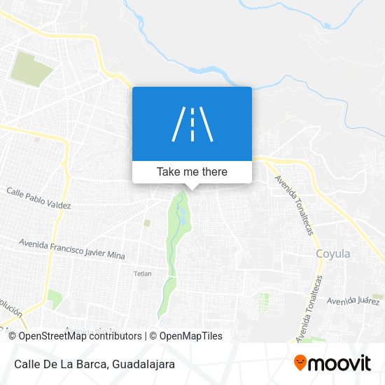 Mapa de Calle De La Barca