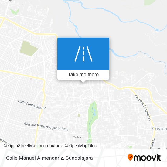 Calle Manuel Almendariz map