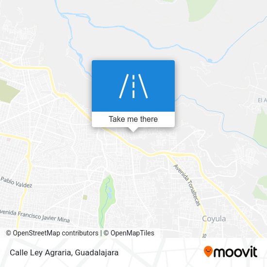 Calle Ley Agraria map