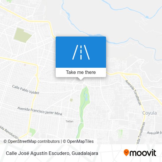 Calle José Agustín Escudero map