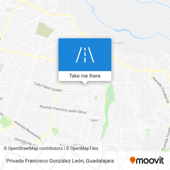 Mapa de Privada Francisco González León