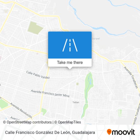 Mapa de Calle Francisco González De León