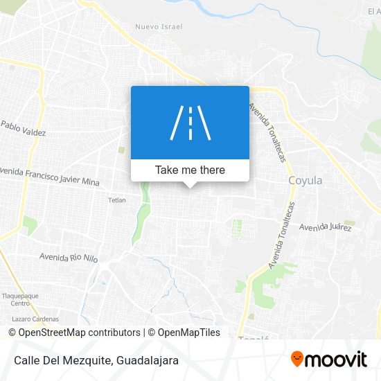 Calle Del Mezquite map