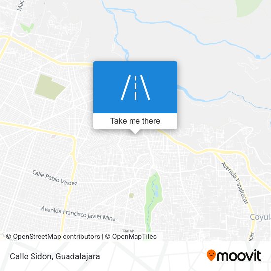 Mapa de Calle Sidon