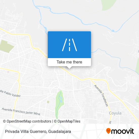 Privada Villa Guerrero map