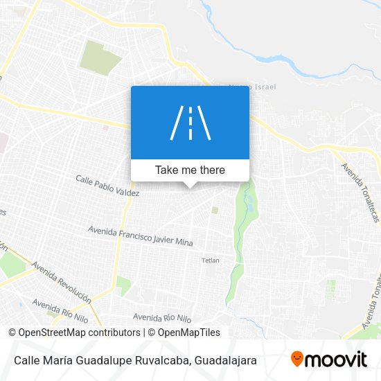 Calle María Guadalupe Ruvalcaba map